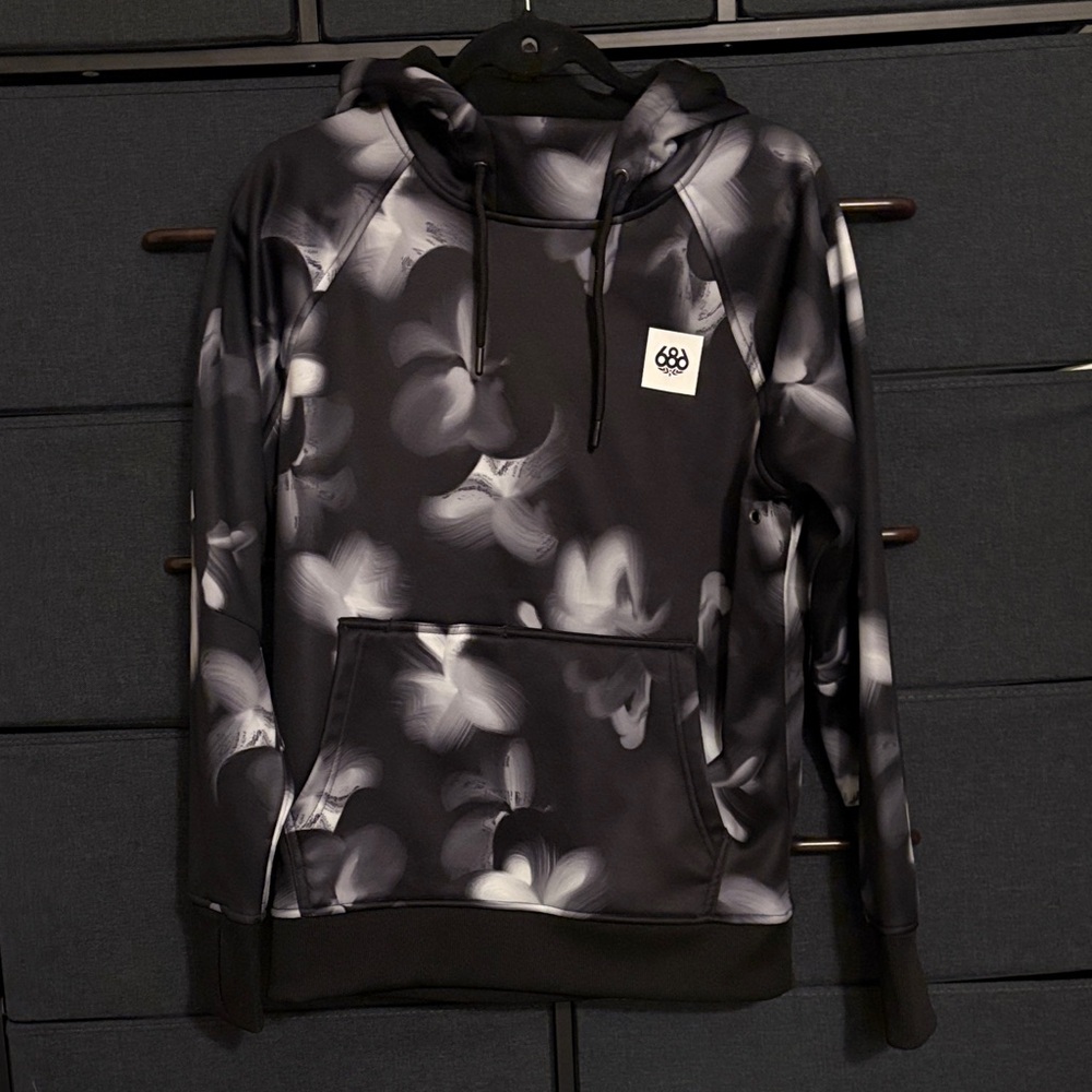 686 Black and Gray Hoodie